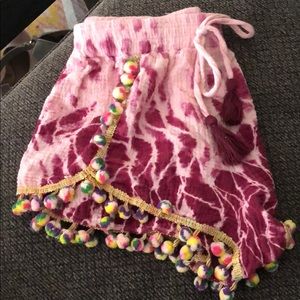 Tie dye shorts